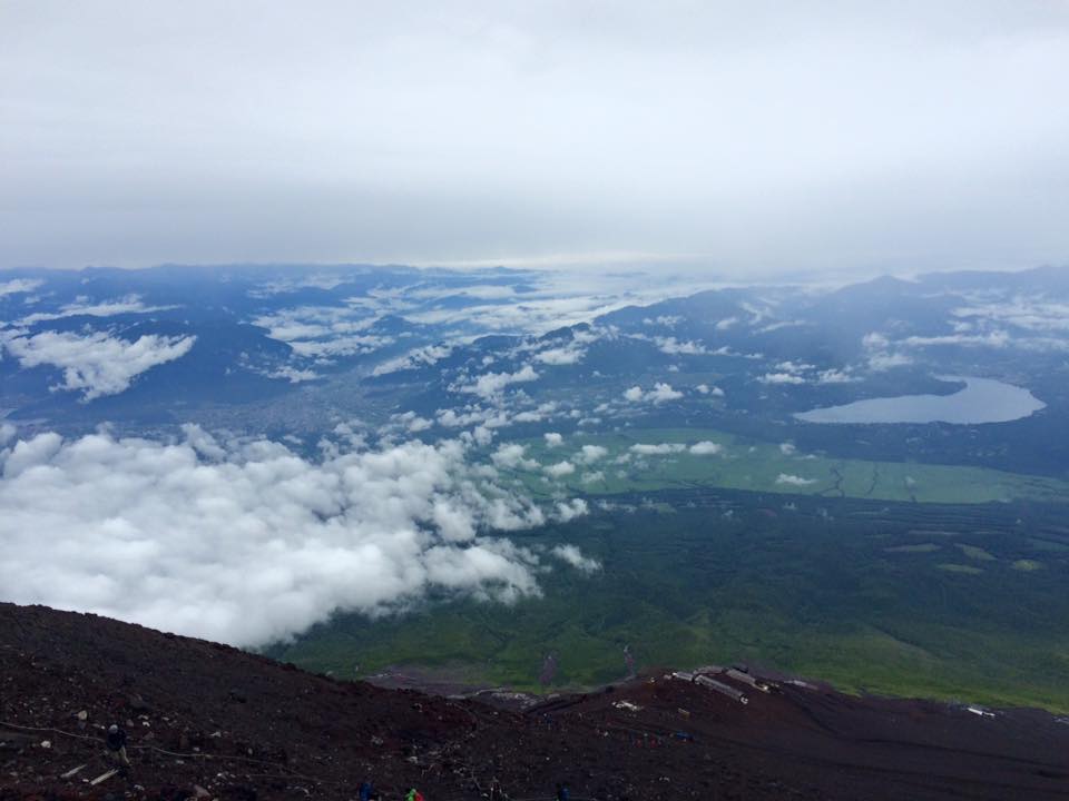 山頂からの景色