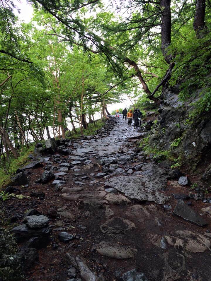 富士登山道最初