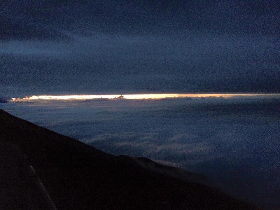 富士山朝日